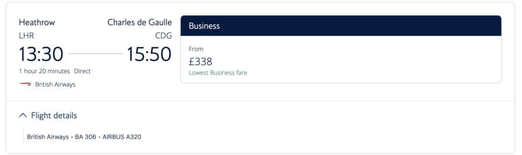BA Booking