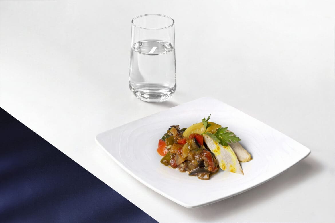 Air France Lounge Menu