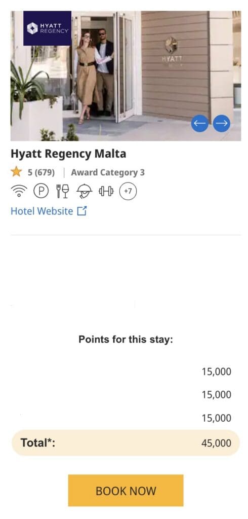 Hyatt Regency Malta Booking