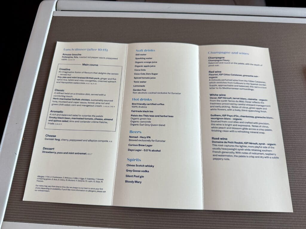 Eurostar Paris to London 6