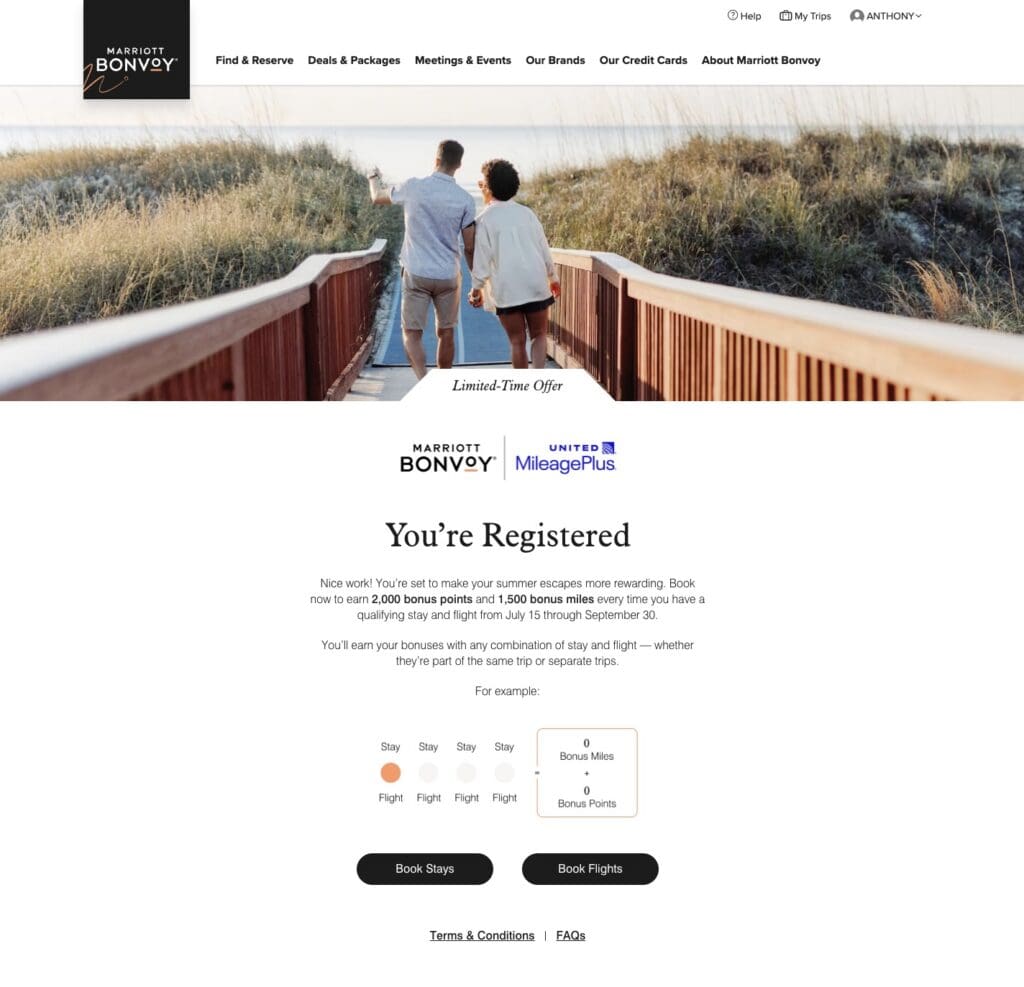 Marriott United Promo 2