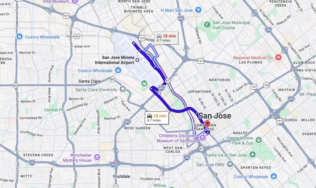 Signia by Hilton San Jose Map