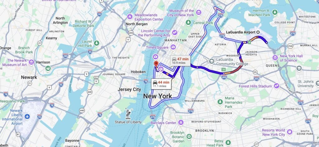 The Standard High Line Map